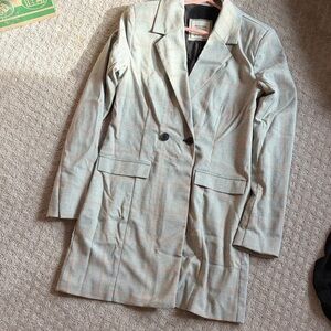 Women's Plaid Blazer Dress